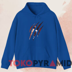 Tyla Scratch Shirt Blue Hoodie