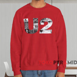 U2 Albums T-shirt 4 U2 Albums T shirt Red Sweatshirt