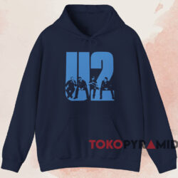 U2 Band T-shirt 2 U2 Band T shirt Navy Hoodie
