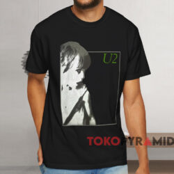 U2 Boy Album T shirt Black T shirt