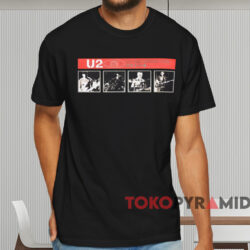 U2 Elevation Tour T shirt Black T shirt