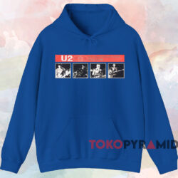 U2 Elevation Tour T-shirt 2 U2 Elevation Tour T shirt Blue Hoodie