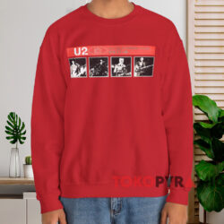 U2 Elevation Tour T-shirt 4 U2 Elevation Tour T shirt Red Sweatshirt