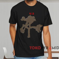 U2 Joshua Tree T shirt Black T shirt