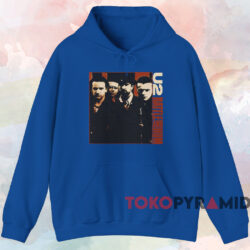 U2 Rattle And Hum T shirt Blue Hoodie