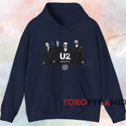 U2 Songs of Innocence T-shirt 2 U2 Songs Of Innocence T shirt Navy Hoodie