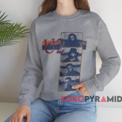 U2 The Joshua Tree Live 1987 T-shirt 4 U2 The Joshua Tree Live 1987 T shirt Grey Sweatshirt