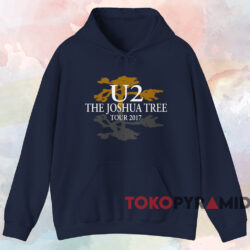 U2 The Joshua Tree Tour 2017 T-shirt 2 U2 The Joshua Tree Tour 2017 T shirt Navy Hoodie