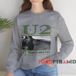 U2 The Joshua Tree World Tour 1987 T-shirt 4 U2 The Joshua Tree World Tour 1987 T shirt Grey Sweatshirt