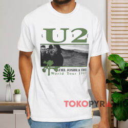 U2 The Joshua Tree World Tour 1987 T shirt White T shirt