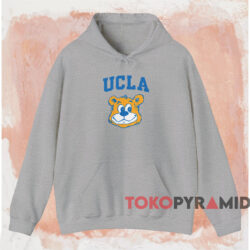 UCLA Big Bear Head Sweatshirt 2 Ucla Big Bear Head Sweatshirt Grey Hoodie