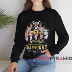 Uconn Huskies 2024 Big East Men's Basketball Tournament Champions Shirt Black Sweatshirt