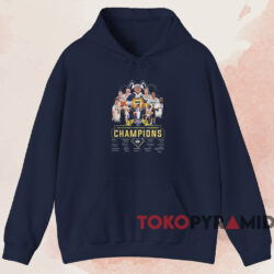 Uconn Huskies 2024 Big East Men's Basketball Tournament Champions Shirt Navy Hoodie