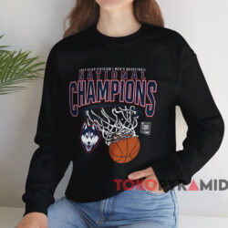 UConn Huskies 2024 NCAA Men's Basketball National Champions Core Shirt 3 Uconn Huskies 2024 Ncaa Men's Basketball National Champions Core Shirt Black Sweatshirt