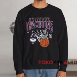 UConn Huskies 2024 NCAA Men's Basketball National Champions Core Shirt 4 Uconn Huskies 2024 Ncaa Men's Basketball National Champions Core Shirt Black Sweatshirt