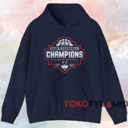 UConn Huskies 2024 NCAA Men's Basketball National Champions Logo Shirt 2 Uconn Huskies 2024 Ncaa Men's Basketball National Champions Logo Shirt Navy Hoodie