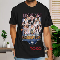 Uconn Huskies 2024 Ncaa Men’s Basketball National Champions Shirt Black T shirt