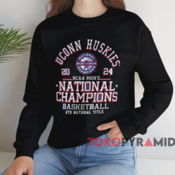 UConn Huskies 6th National Title 2024 NCAA Men’s Basketball National Champions Shirt 3 Uconn Huskies 6th National Title 2024 Ncaa Men’s Basketball National Champions Shirt Black Sweatshirt