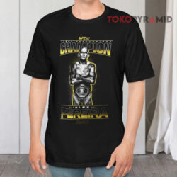 Ufc 307 Light Heavyweight Champion Alex Pereira Black T shirt