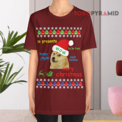 Ugly Christmas Doge Meme Shiba Sweatshirt 2 Ugly Christmas Doge Meme Shiba T shirt