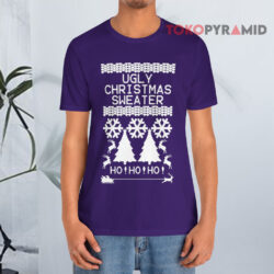 Ugly Christmas Sweater Ho Ho Ho T shirt