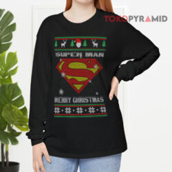 Ugly Super Man Merry Christmas Long sleeved
