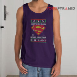 Ugly Super Man Merry Christmas Tank Top