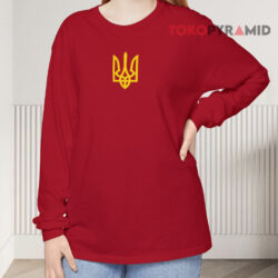 Ukraine Zelensky Trident Logo Long sleeved