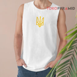 Ukraine Zelensky Trident Logo Tank Top