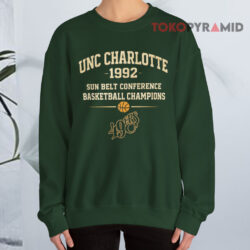 Unc Charlotte 1992 Sun Belt Conference Basketball Champions Vintage Sweatshirt