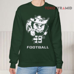 Unc Charlotte 49ers Football Vintage Green Sweatshirt