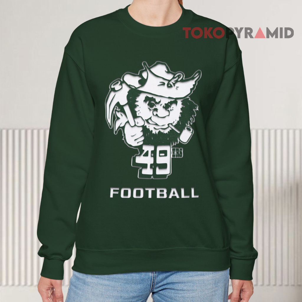 Unc Charlotte 49ers Football Vintage Green Sweatshirt Unc Charlotte 49ers Football Vintage Green Sweatshirt