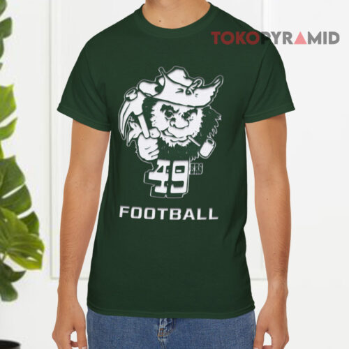 Unc Charlotte 49ers Football Vintage Green T shirt Unc Charlotte 49ers Football Vintage Green T shirt