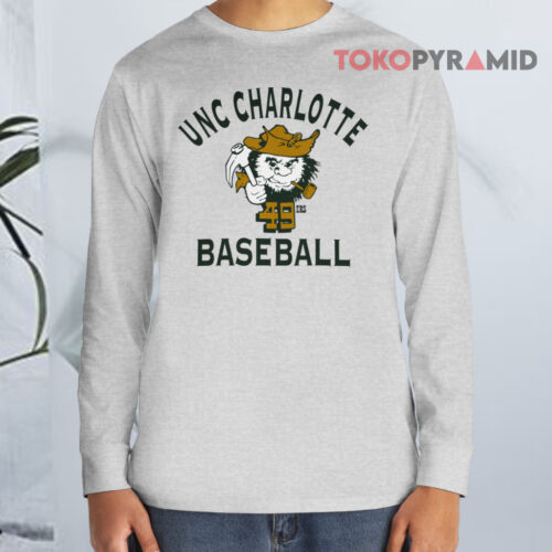 Unc Charlotte 49ers Logo Basketball Long sleeved Unc Charlotte 49ers Logo Basketball Long sleeved