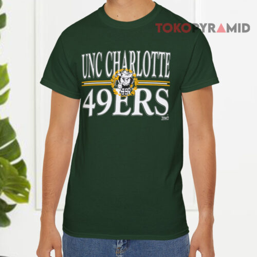 Unc Charlotte 49ers Vintage Green T shirt Unc Charlotte 49ers Vintage Green T shirt