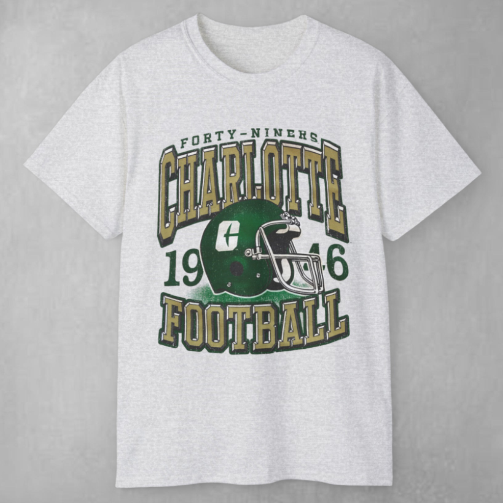 Unc Charlotte Football 1946 Vintage T shirt Unc Charlotte Football 1946 Vintage T shirt