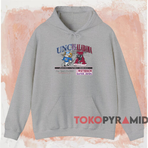 Unc Vs Alabama Gator Bowl Shirt Grey Hoodie Unc Vs Alabama Gator Bowl Shirt Grey Hoodie