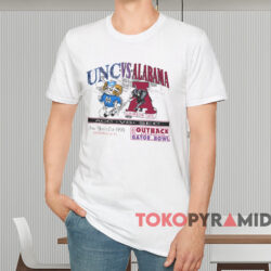 Unc Vs Alabama Gator Bowl Shirt White T shirt