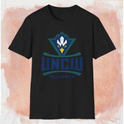 Unc Wilmington Seahawks Primary Logo Shirt Black T shirt