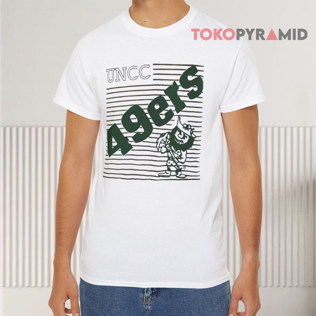 Uncc-49ers-Ncaa-White T-shirt Uncc 49ers Ncaa White T shirt