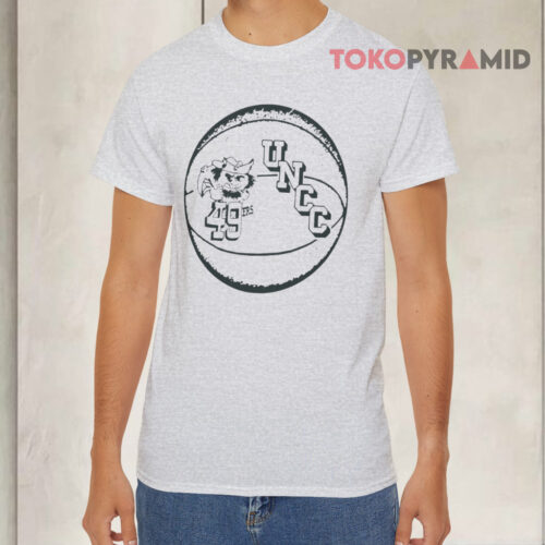 Uncc 49ers Retro Logo Shirt Unc Charlotte Grey T shirt