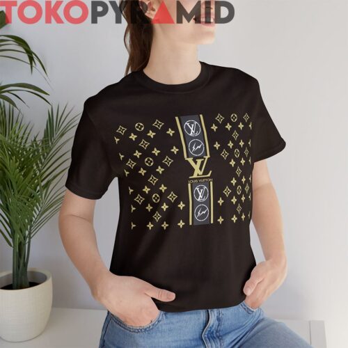 Unique LV Louis Vuitton Top Logo Shirt Unique LV Louis Vuitton Top Logo Shirt