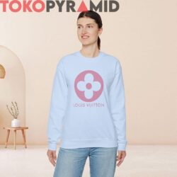 Unique Pink Flower Louis Vuitton Logo Shirt 4 Unique Pink Flower Louis Vuitton Logo Shirt