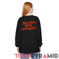 Universal Orlando Halloween Horror Nights 2018 Shirt True Fear Comes From Within Shirt 6 Universal Orlando Halloween Horror Nights 2018 Shirt True Fear Comes From Within Back Long Sleeve