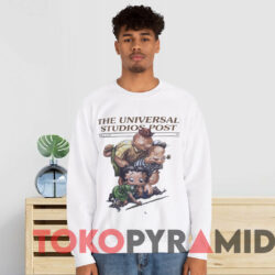 Universal Studios Popeye Betty Boop T-shirt 2 Universal Studios Popeye Betty Boop T shirt White Sweatshirt