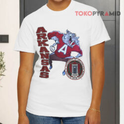 University Of Arkansas Veritate Duce Progredi White T shirt