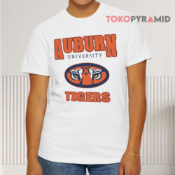 University Of Auburn Tigers Vintage White T shirt