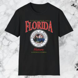 University Of Florida Gators Gainesille Florida Shirt Black T shirt