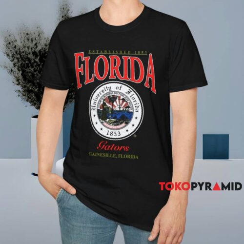 University Of Florida Gators Gainesille Florida Shirt Black T shirt