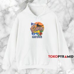 University of Florida Gators Mascot Sunset Shirt 2 University Of Florida Gators Mascot Sunset Shirt White Hoodie